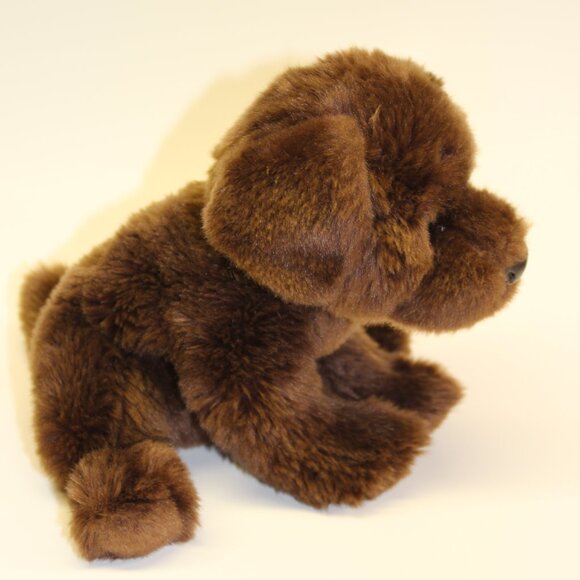 Douglas Chocolate Lab Plush 10” Brown Dog Cuddle Toys Tucker Stuffed Animal - Picture 3 of 7